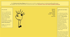 Desktop Screenshot of foerderverein.haus-mignon.de